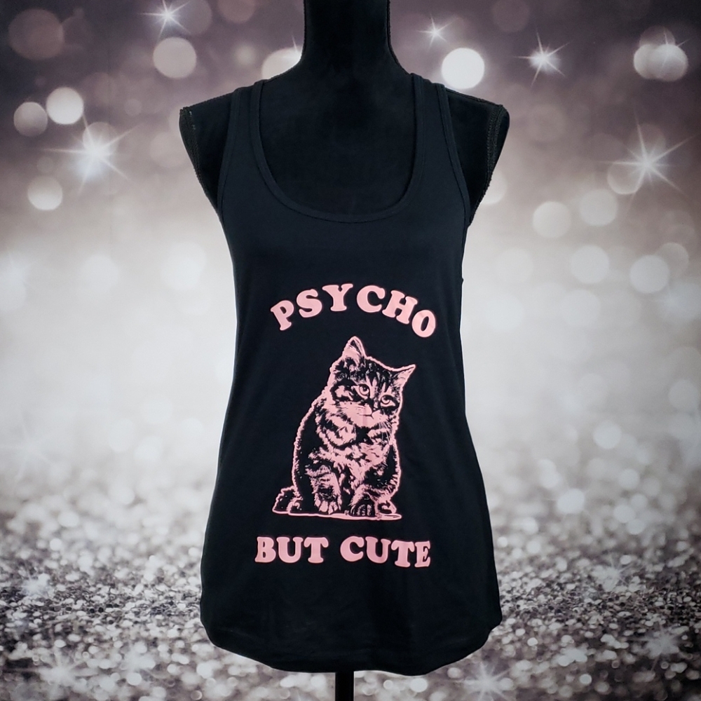 NWT Psycho But Cute Tank